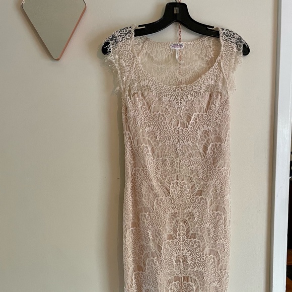 Free people lace overlay dress - Picture 2 of 3